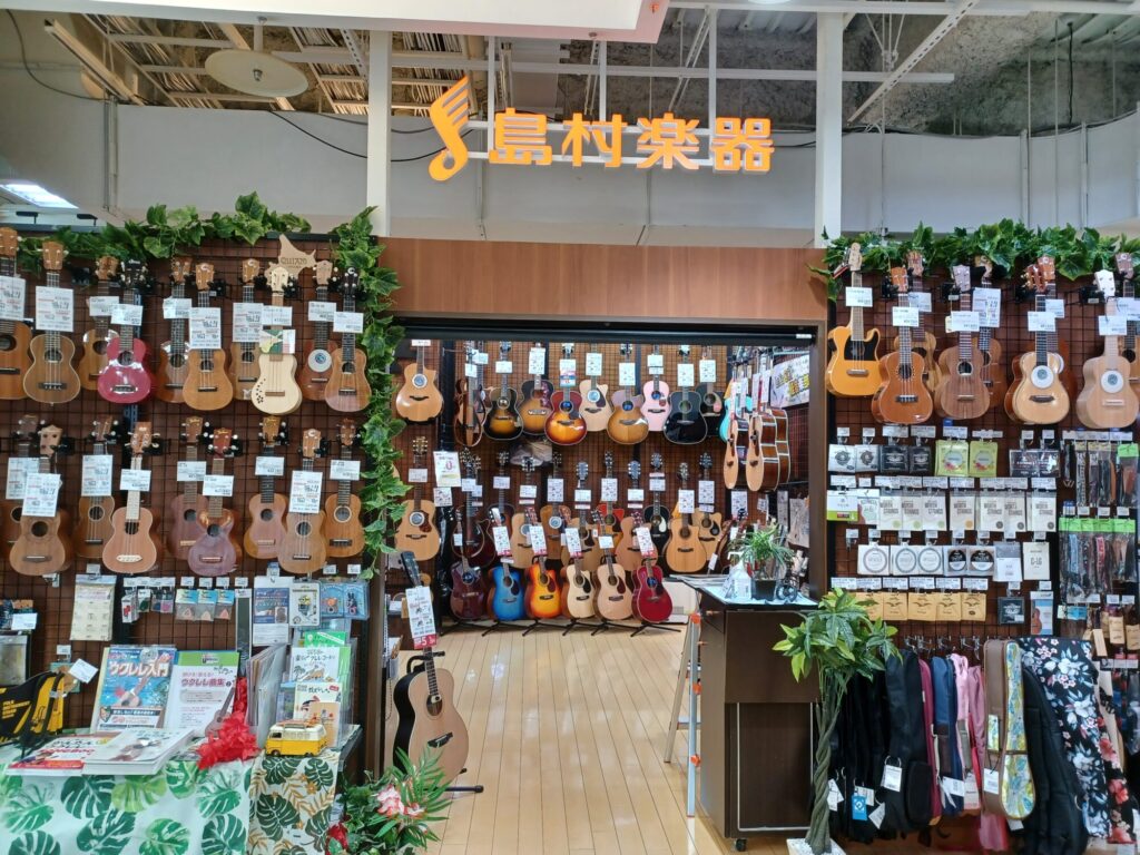 島村楽器仙台長町モール店のギター売り場
